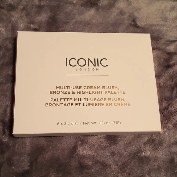 ICONIC LONDON MULTI USE CREAM BLUSH, BRONZE & HIGHLIGHT PALETTE NIB - Picture 8 of 11